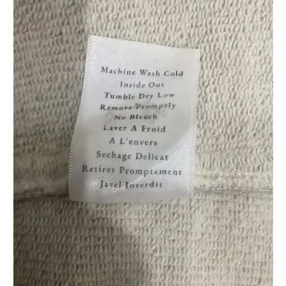 Frank & Eileen Belfast Triple Fleece Peacoat Jacket In Gray Melange Size Medium - Picture 14 of 14